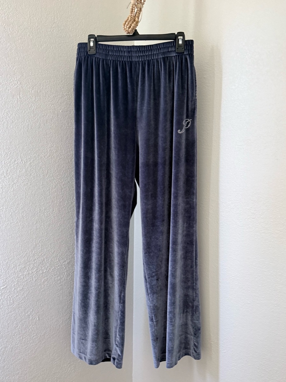 Purple Velour PINK Victoria’s Secret Wide Leg Pants